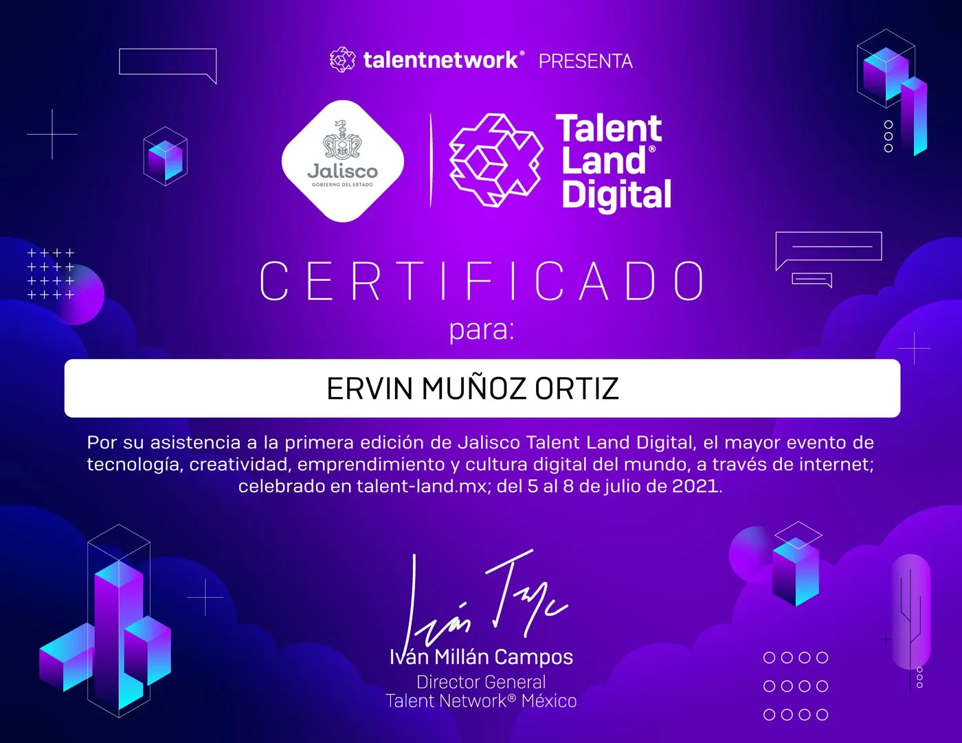Documento: Talent Land Digital, Talent Network · Gobierno de Jalisco